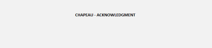 chapeau